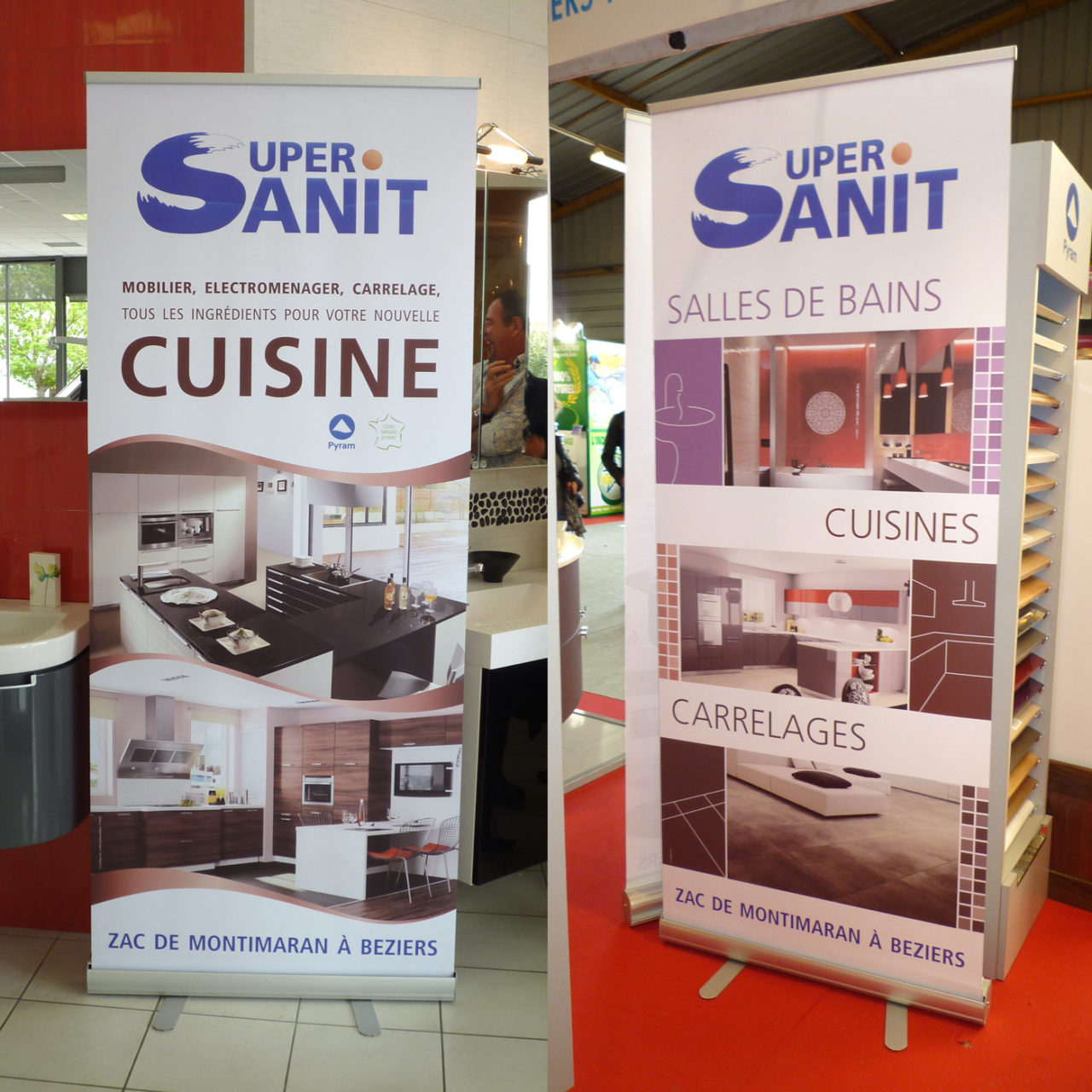 Aménagement de stand Super Sanit